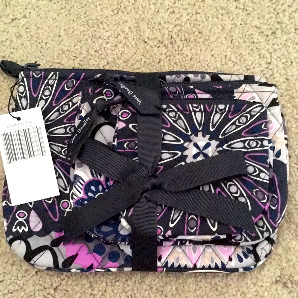 Vera Bradley Cosmetic bag trio